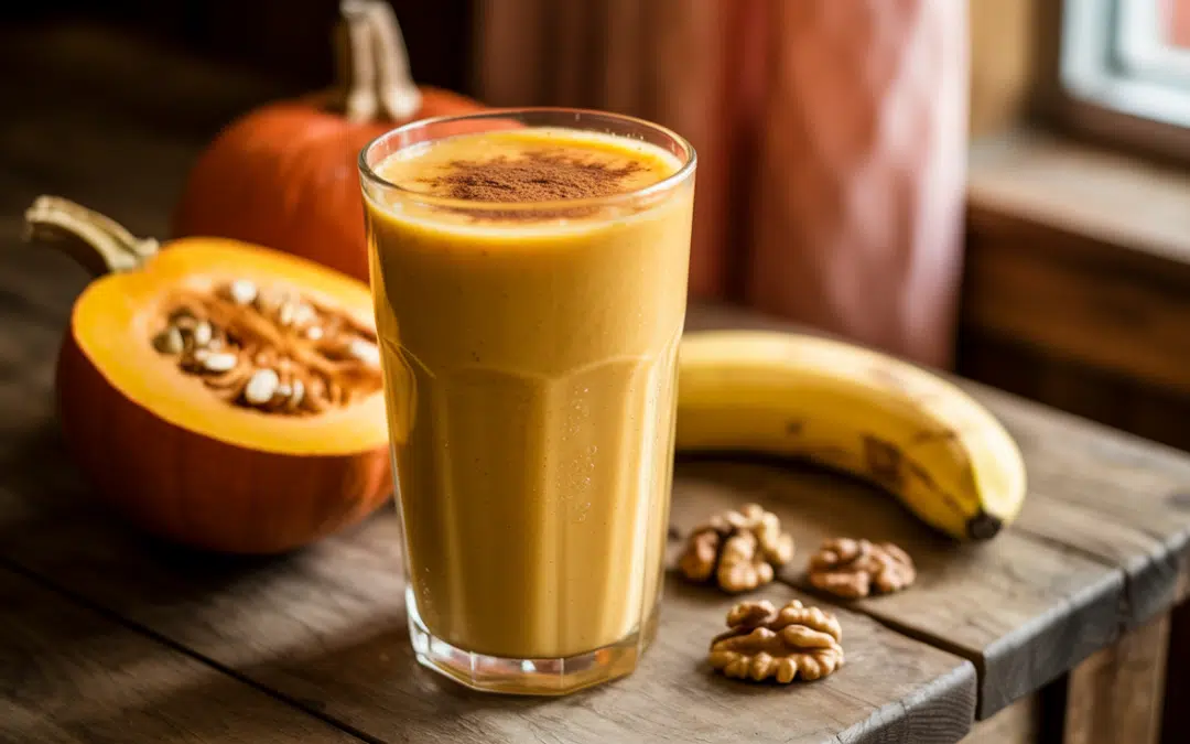 Receta otoñal: batido energético de calabaza y canela