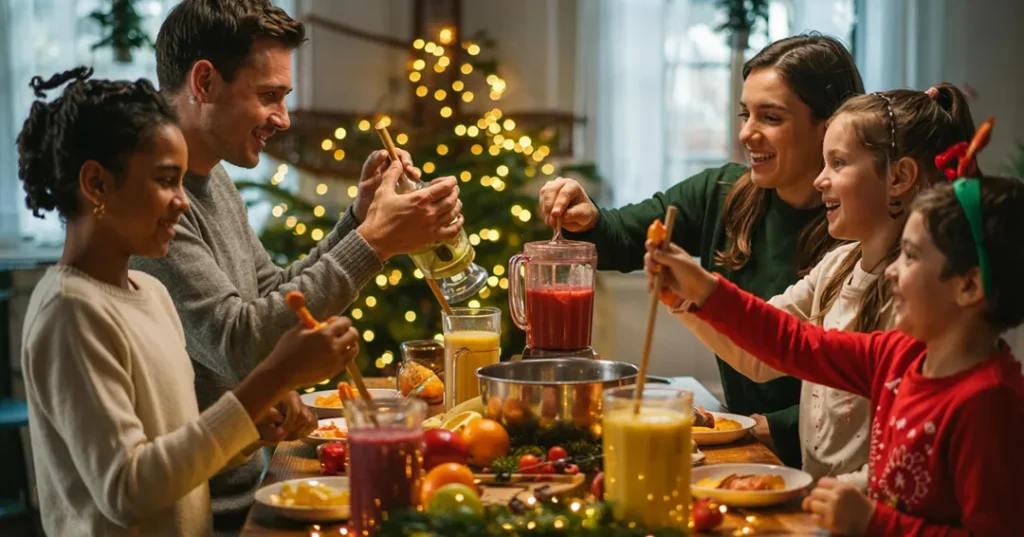 La actividad perfecta para eventos navideños: una bicilicuadora que anima a todos