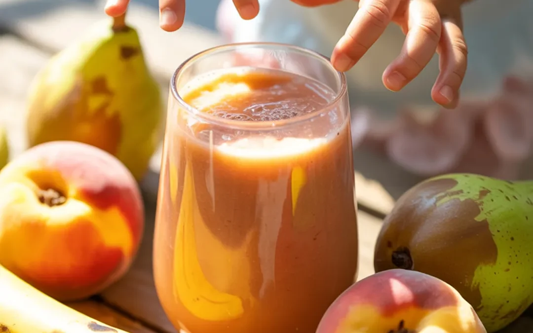 Batido de frutas de temporada: pedalear contra el desperdicio alimentario