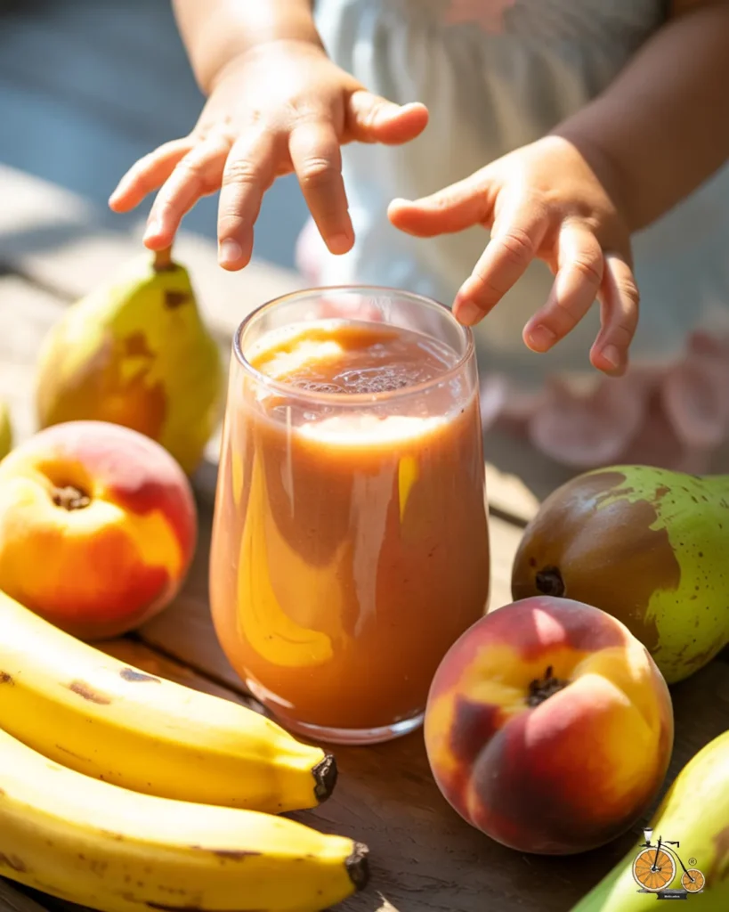 Batido de frutas de temporada: pedalear contra el desperdicio alimentario